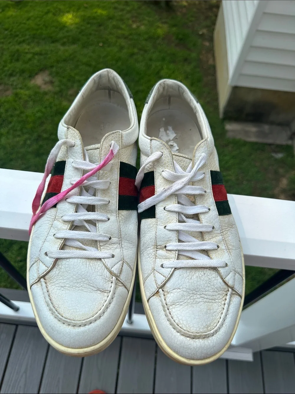 Gucci Men's Gucci Ace Leather Sneakers
